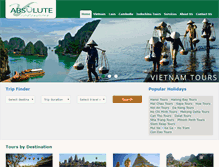 Tablet Screenshot of absolutevietnam.vn